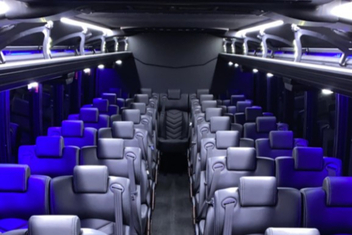 Napa Charter Bus Interior