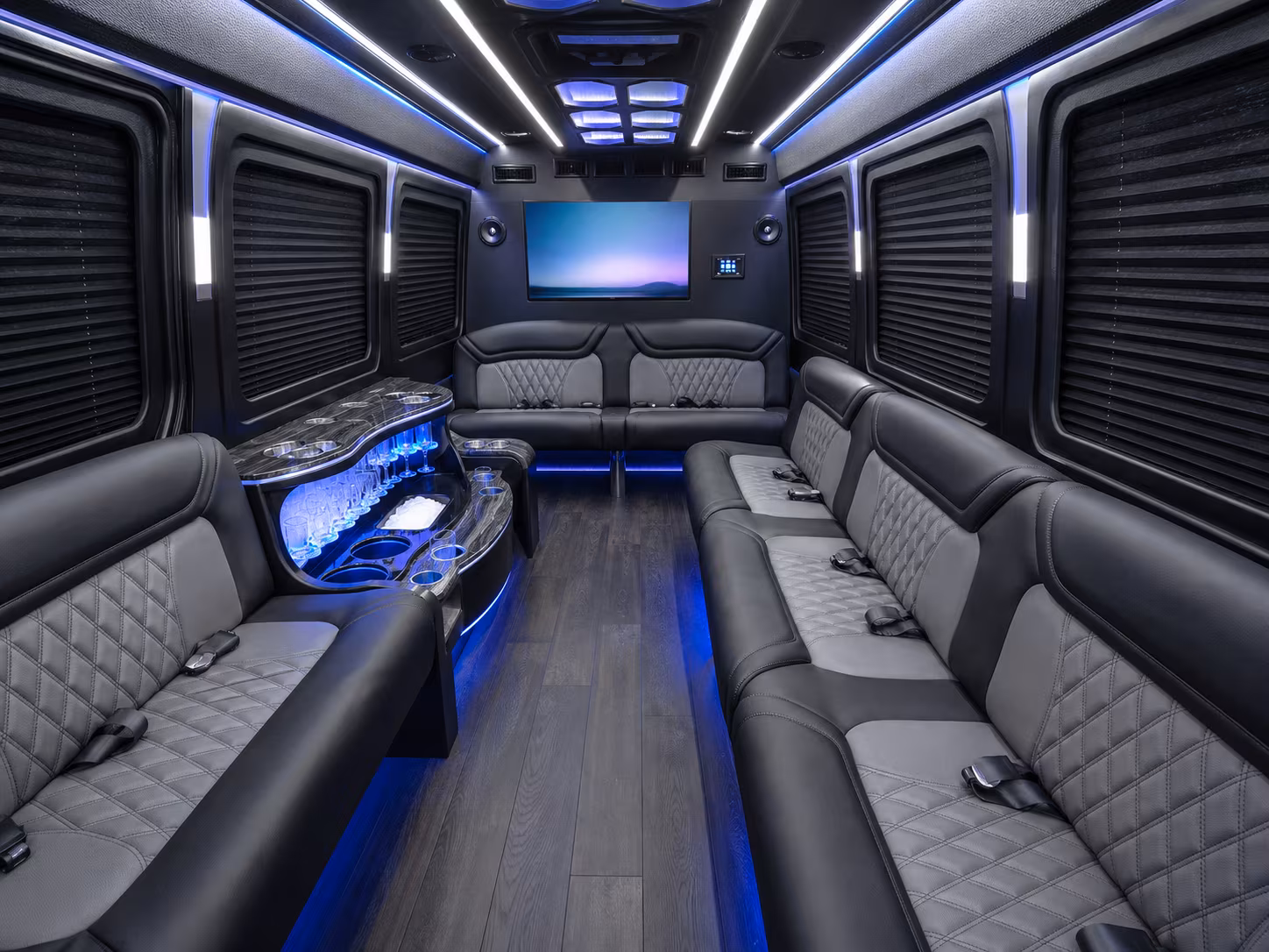napa private event transportation onboard seating